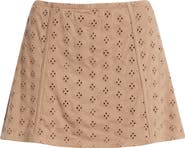BP. Cotton Eyelet Miniskort