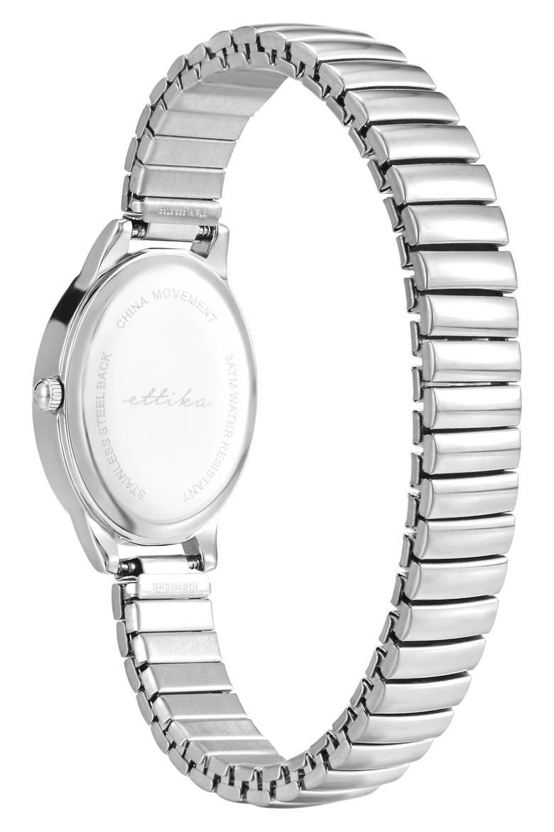 Quartz Bracelet Watch, 24mm x 36.5mm, Alternate, color, SILVER