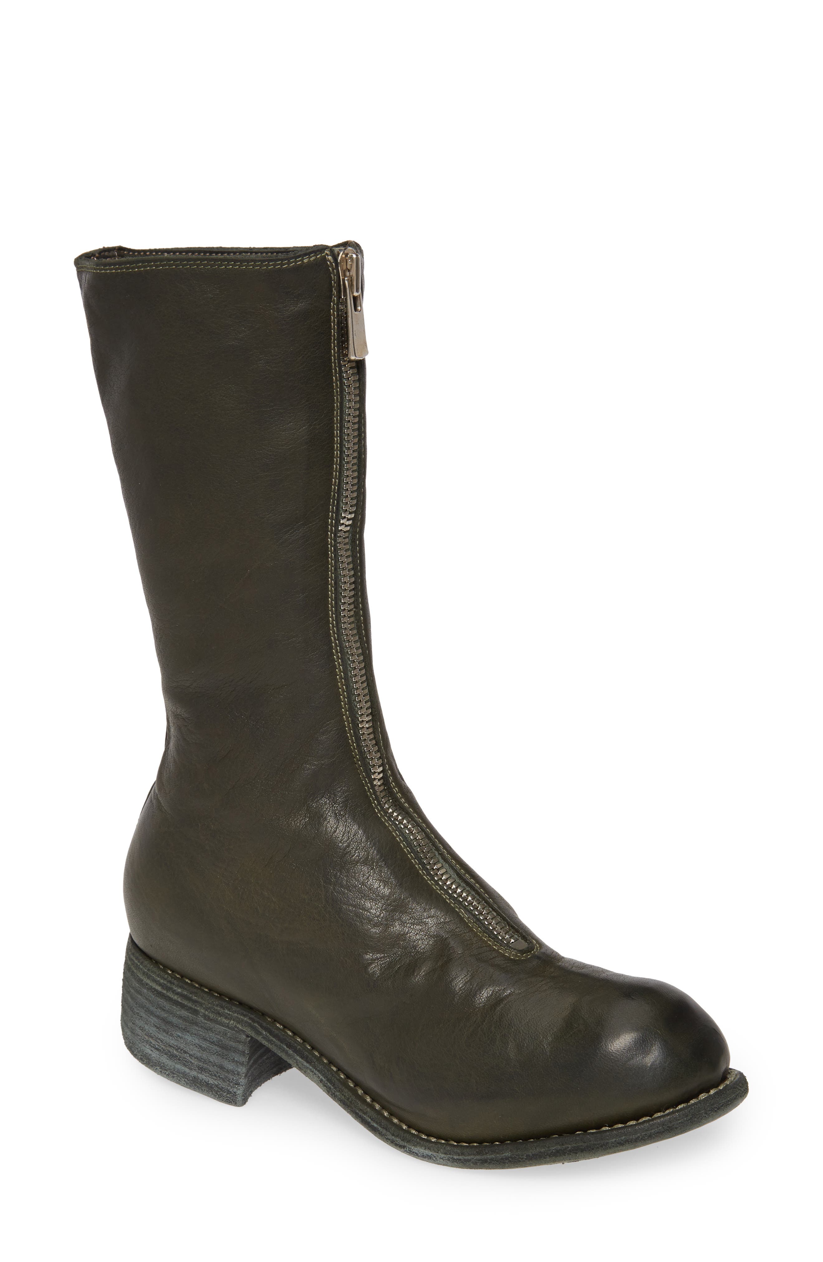Guidi Front Zip Boot, Main, color, 