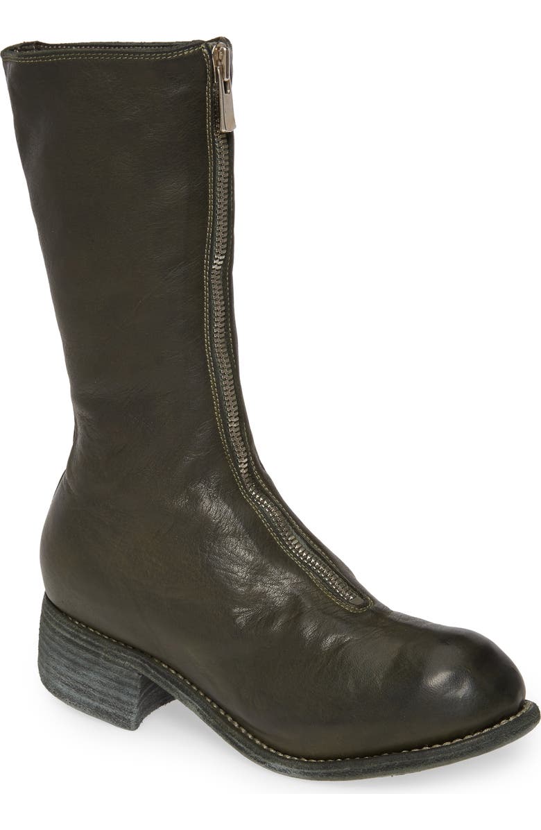 Guidi Front Zip Boot, Main, color,