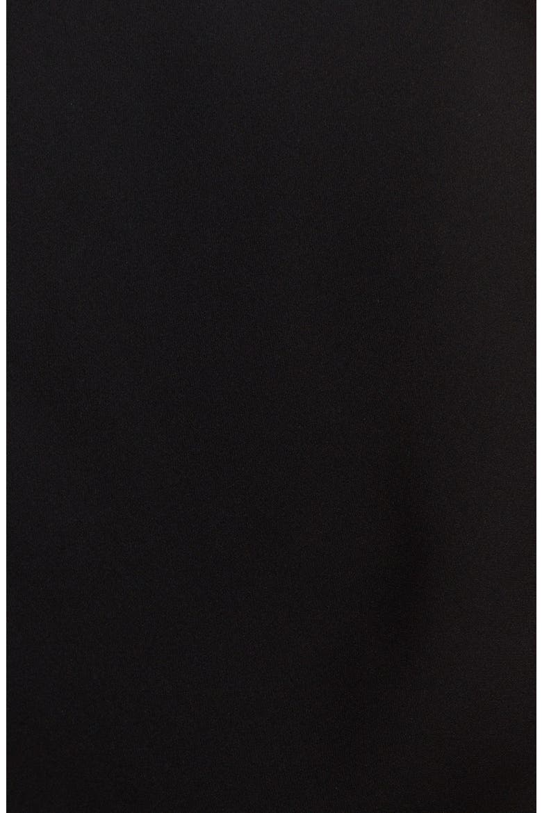 Asymmetrical Silk Dress, Alternate, color, BLACK