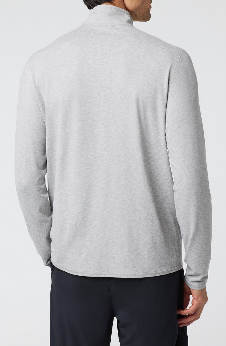 Vuori Ease Performance Half Zip 2.0 Sweatshirt, Alternate, color, Light Heather Grey