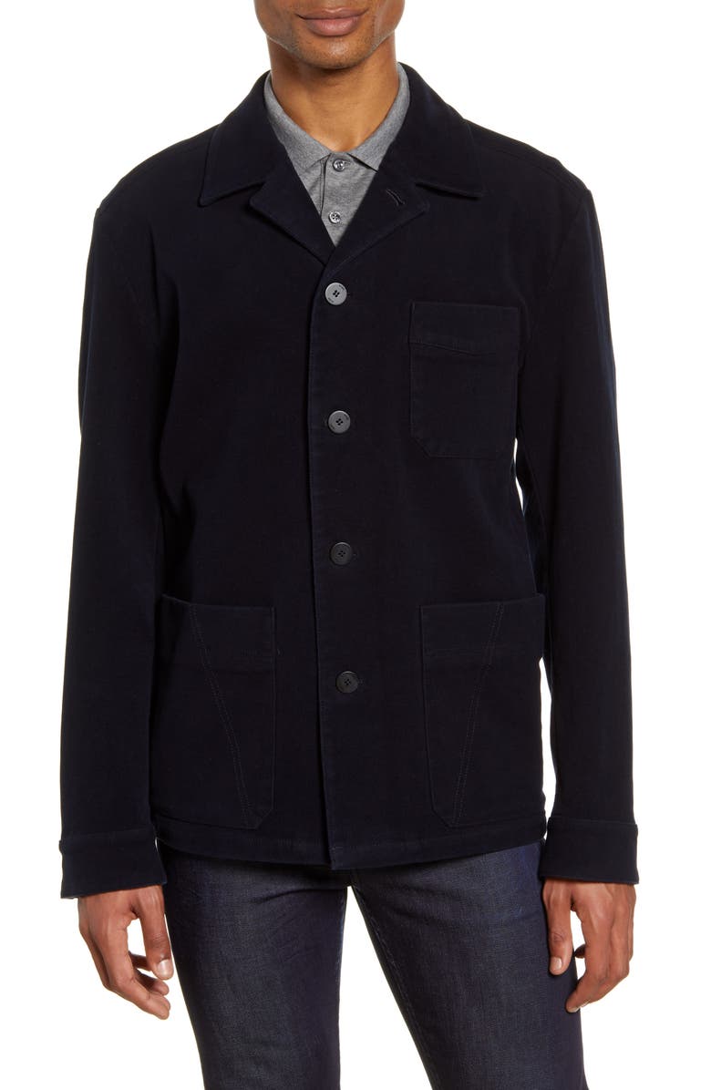 HUGO Joah Regular Fit Stretch Cotton Jacket, Main, color, 