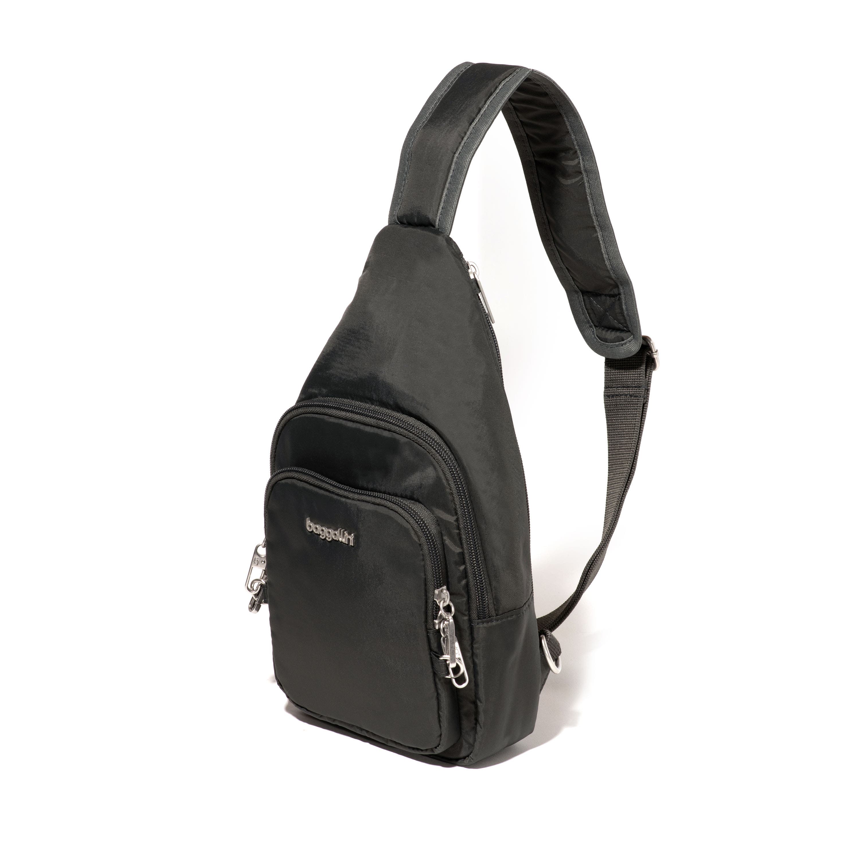 BAGGALLINI Securtex Anti-Theft Daytripper Sling Bag, Alternate, color, Charcoal