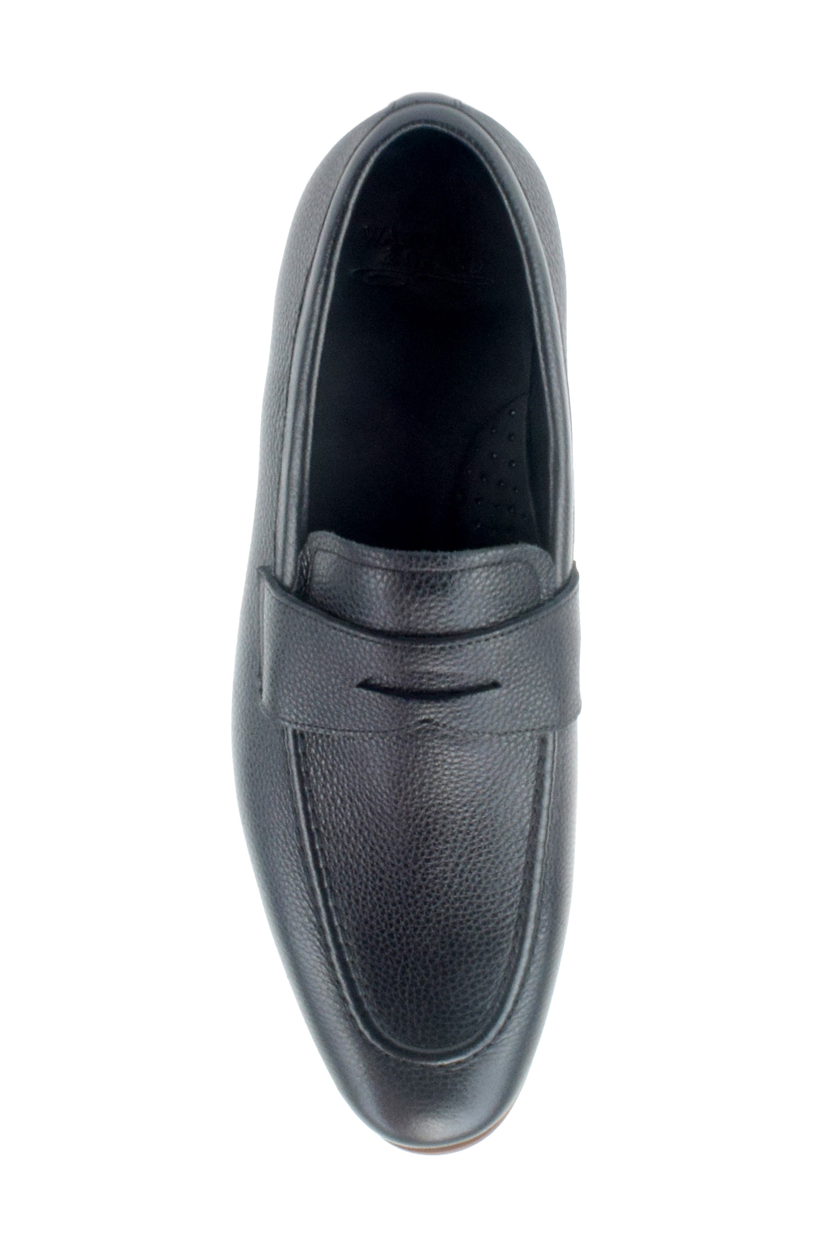 Warfield & Grand Lyon Penny Loafer, Alternate, color, Black