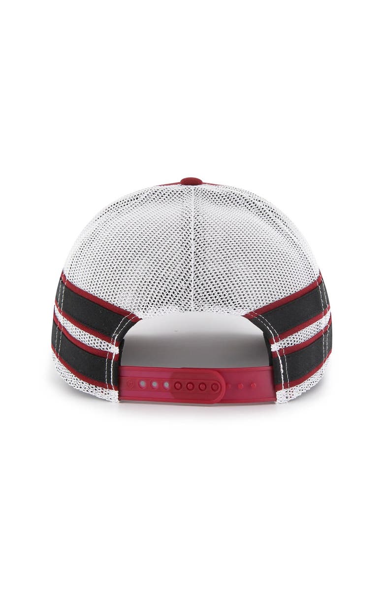 '47 Men's '47 Garnet South Carolina Gamecocks Straight Eight Adjustable Trucker Hat, Alternate, color,