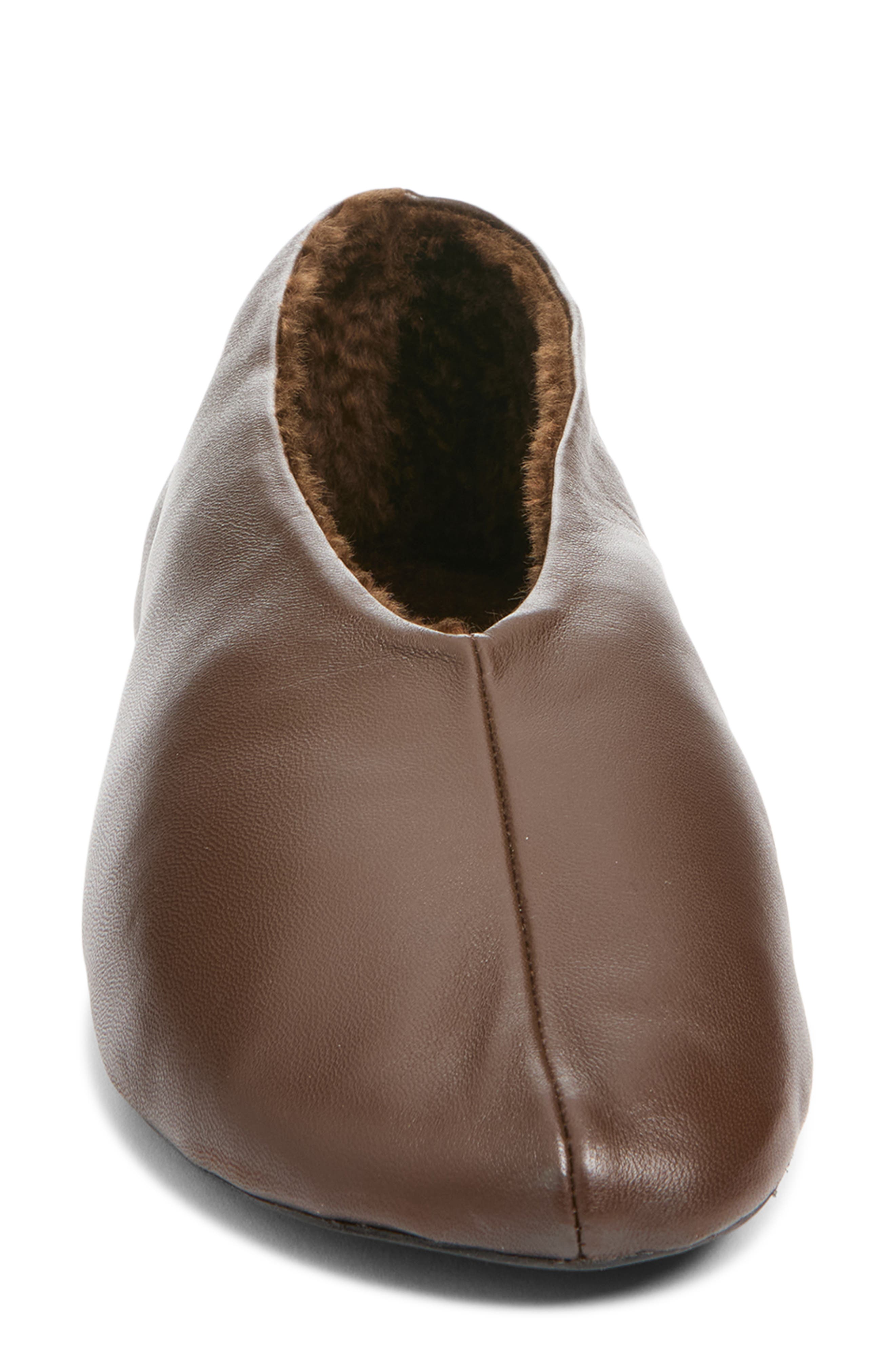 Stella Ballerina Flat, Alternate, color, MEDIUM BROWN