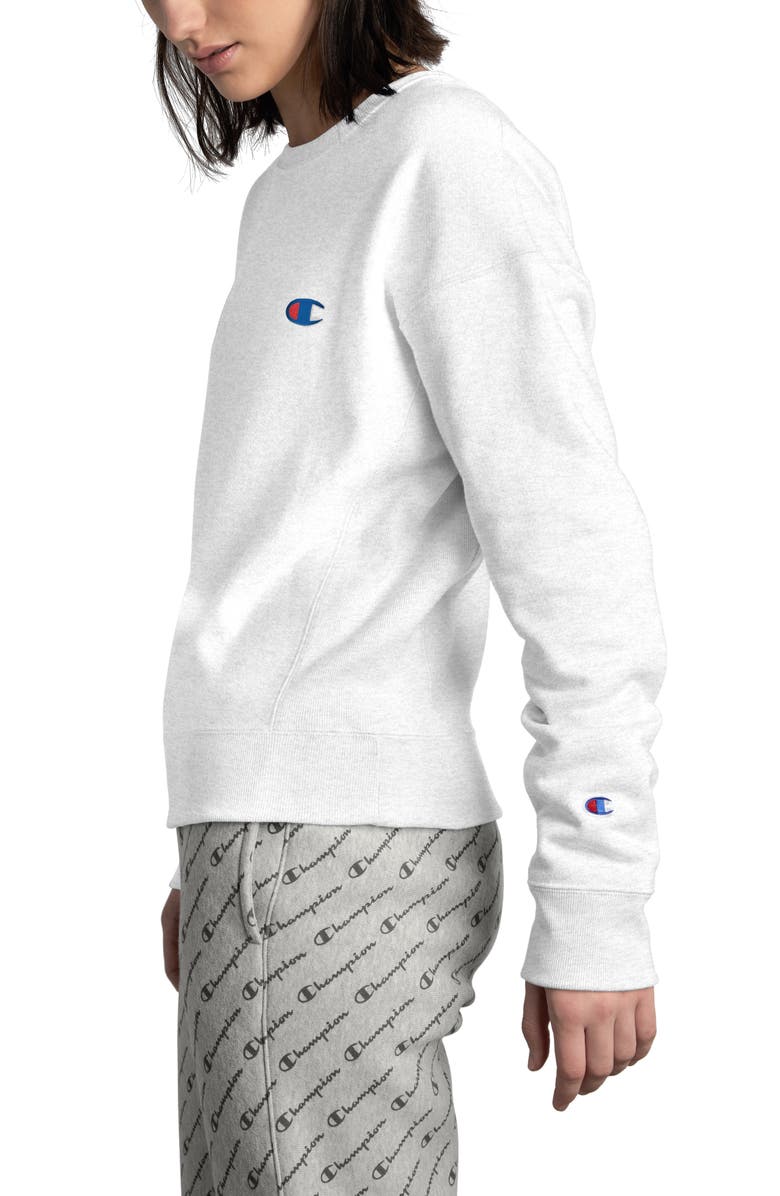 Champion Reverse Weave<sup>®</sup> Crewneck Sweatshirt, Alternate, color,