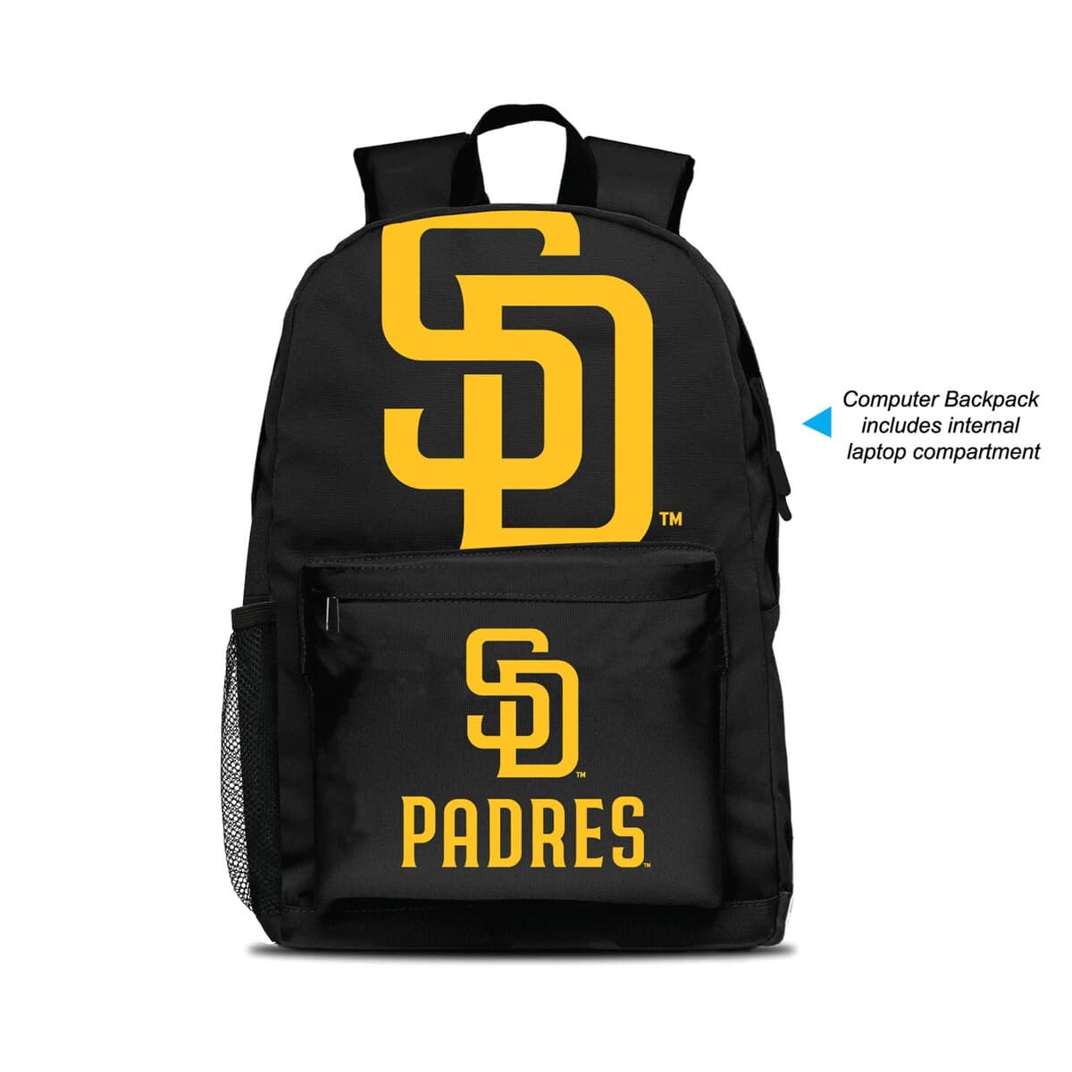 MOJO San Diego Padres MOJO Large Logo Fan Backpack, Main, color, Black