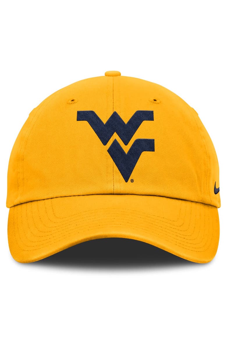 Nike Men's Nike Gold West Virginia Mountaineers Primetime Club Adjustable Hat, Alternate, color, 