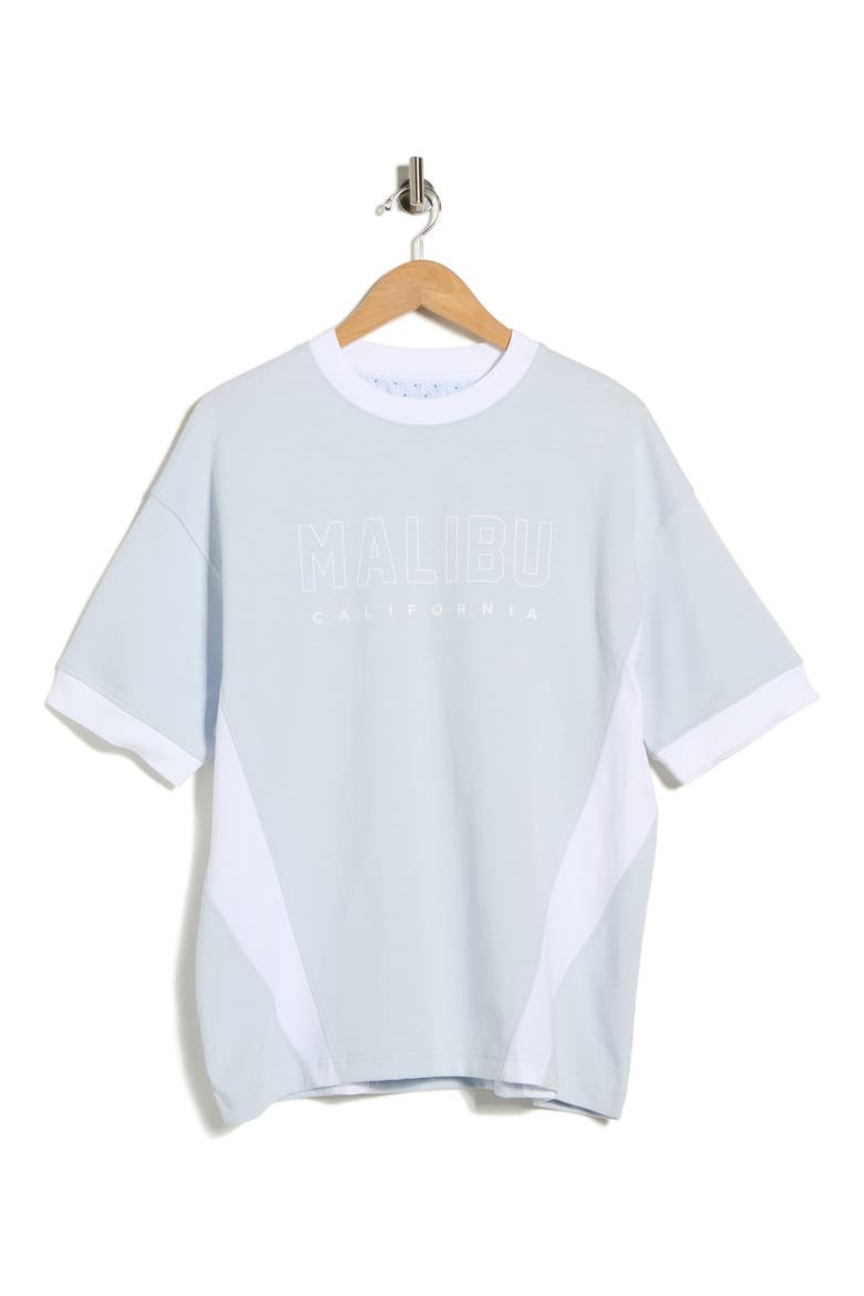 Relaxed Fit Knit T-Shirt, Alternate, color, LIGHT BLUE