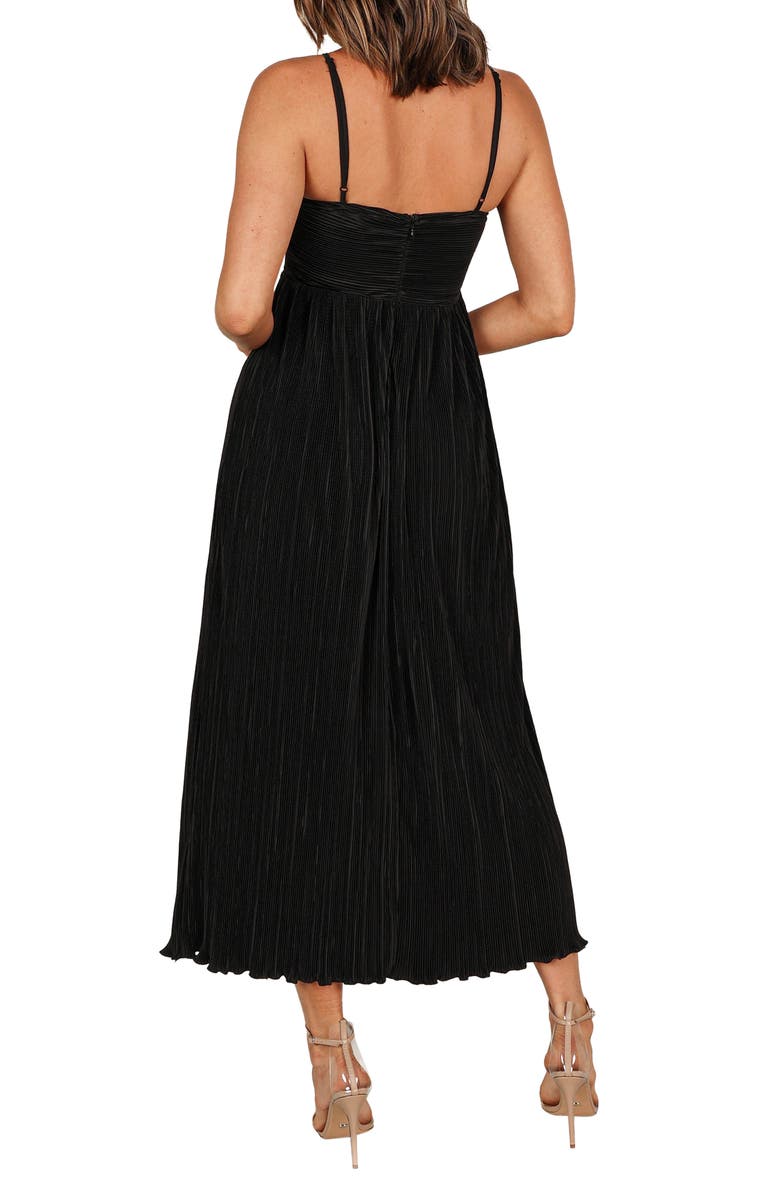 Petal & Pup Polly Pleated Sleeveless Midi A-Line Dress, Alternate, color, 