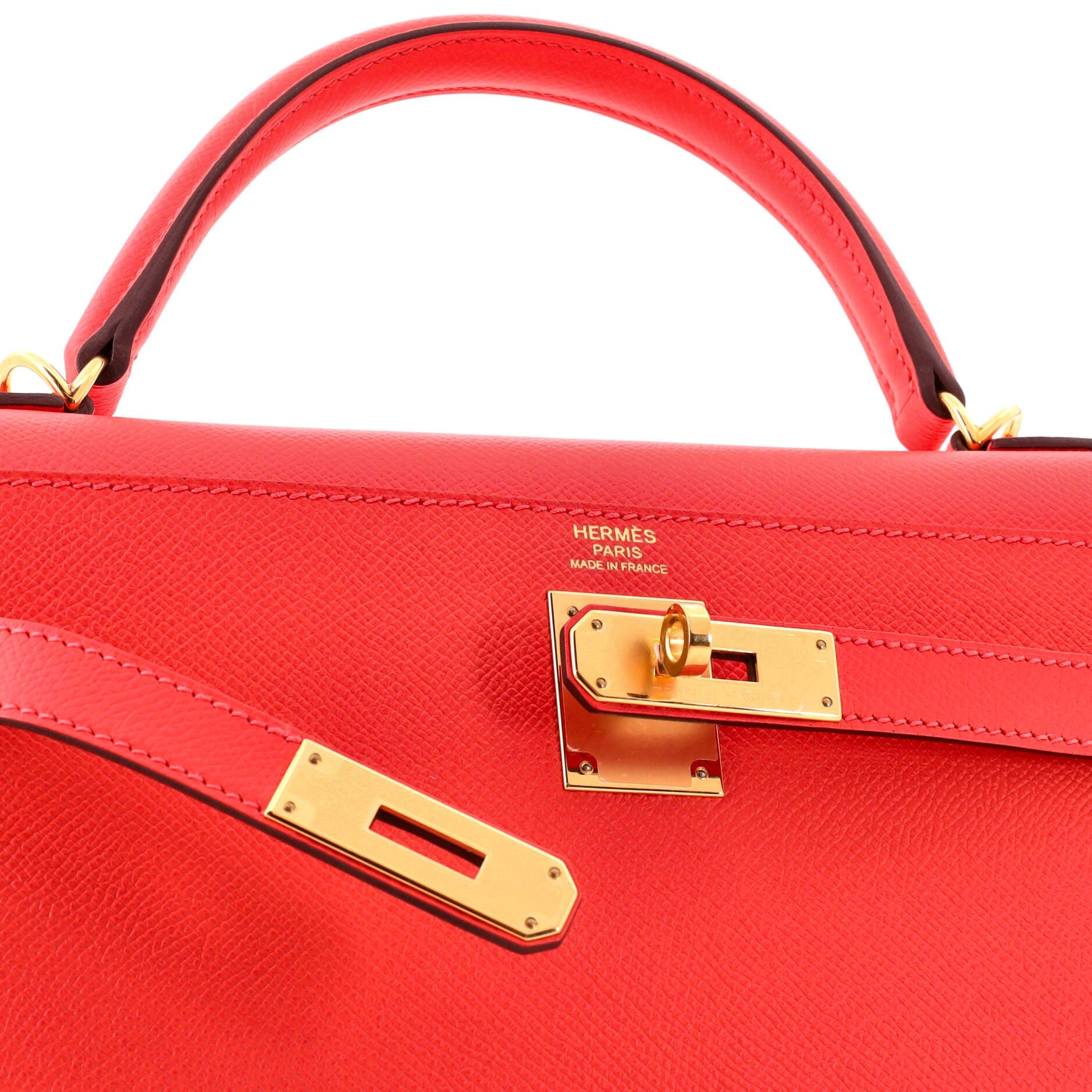 Kelly Handbag Pink Epsom with Gold Hardware 32, Alternate, color, Pink