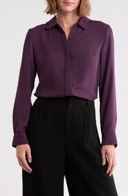 T Tahari Relaxed Long Sleeve Shirt