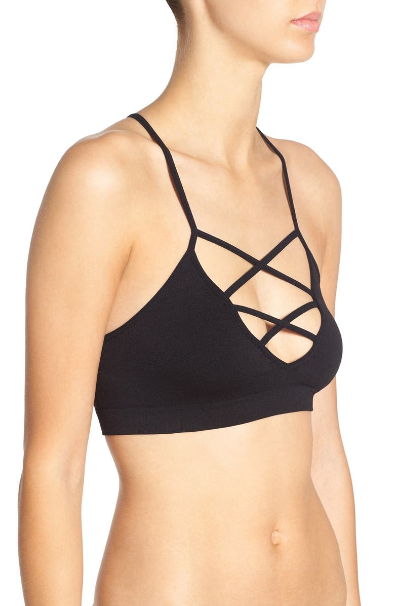 BP. Strappy Seamless Bralette, Alternate, color, 