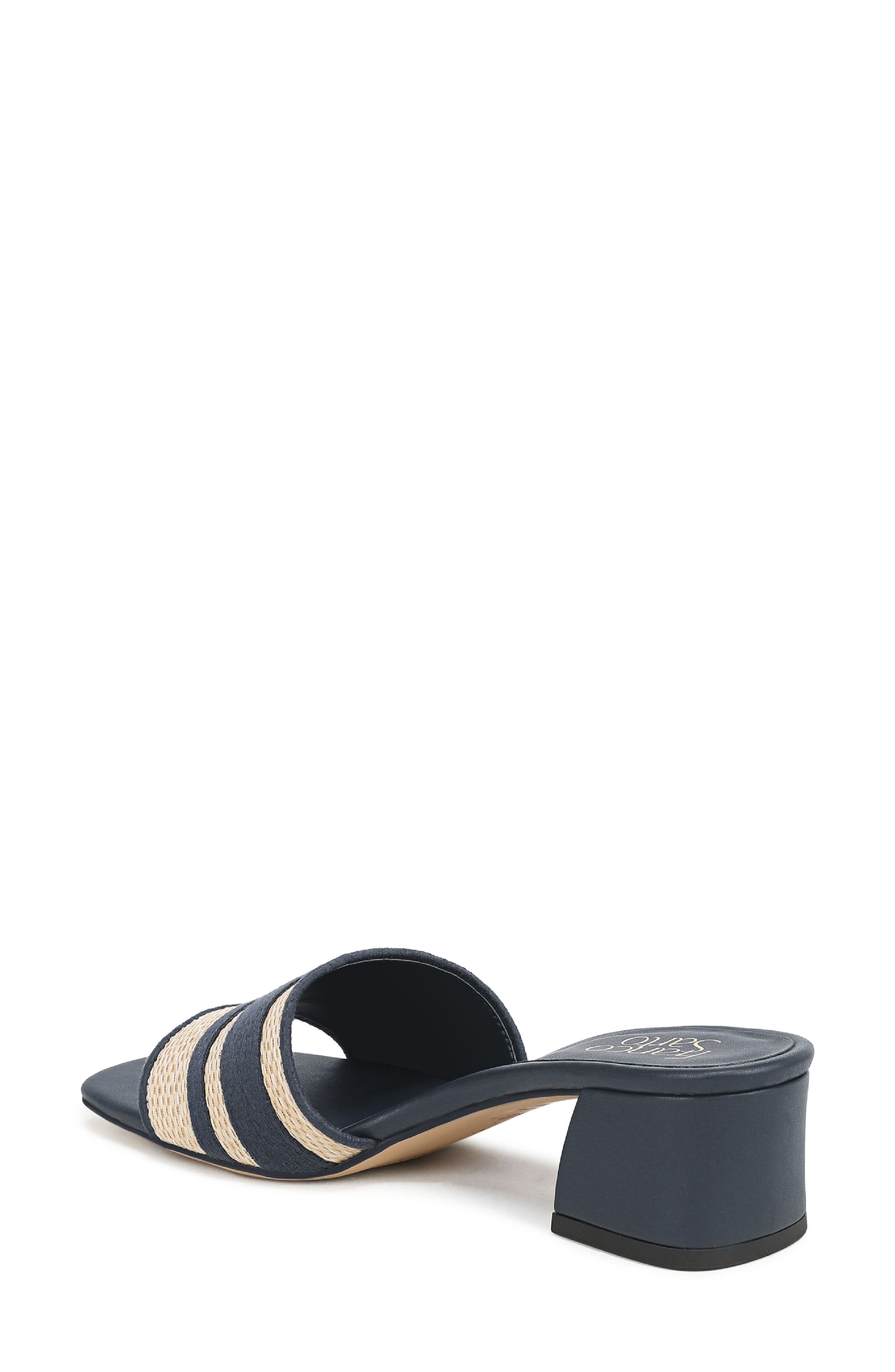 Franco Sarto Kaori Sandal, Alternate, color, Blue Multi Raffia