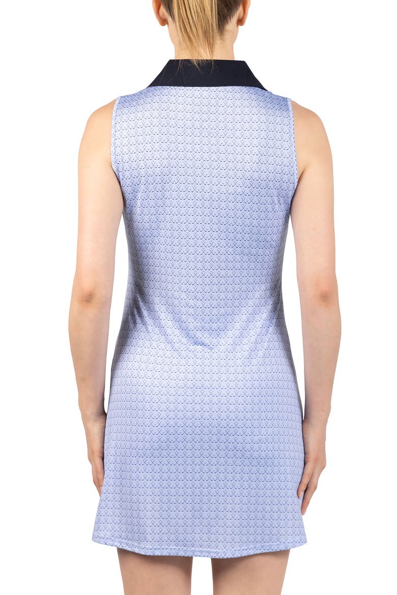 Golf Clubs Performance Polo Dress, Alternate, color, LIGHT BLUE