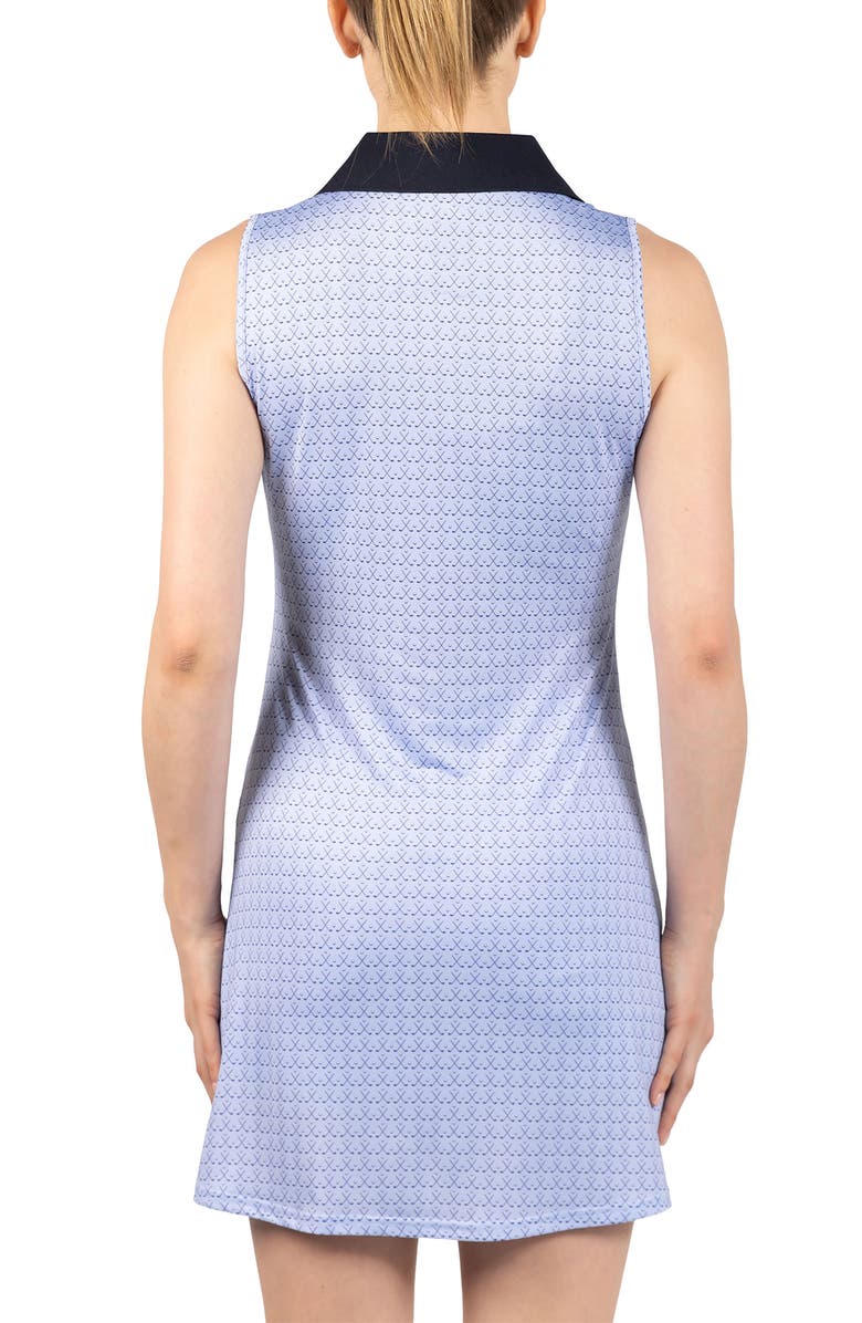 TailorByrd Golf Clubs Performance Polo Dress, Alternate, color, Light Blue