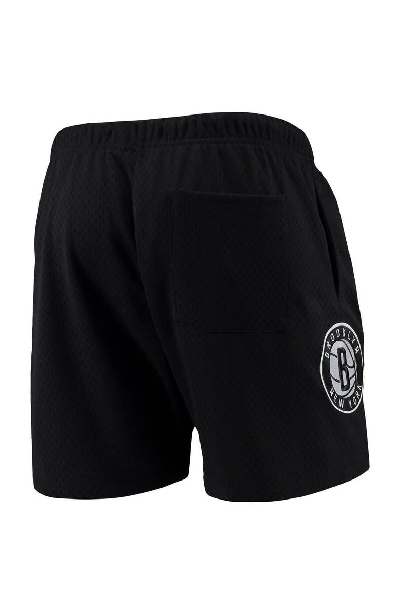 PRO STANDARD Men's Pro Standard Black Brooklyn Nets Mesh Capsule Shorts, Alternate, color, Black