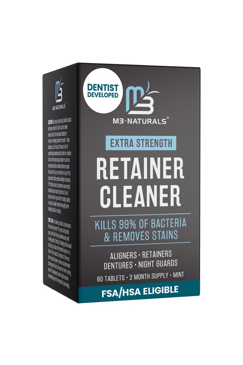 Mint Retainer Cleaner for Dentures, Invisalign, Retainers, Main, color, 60 ct