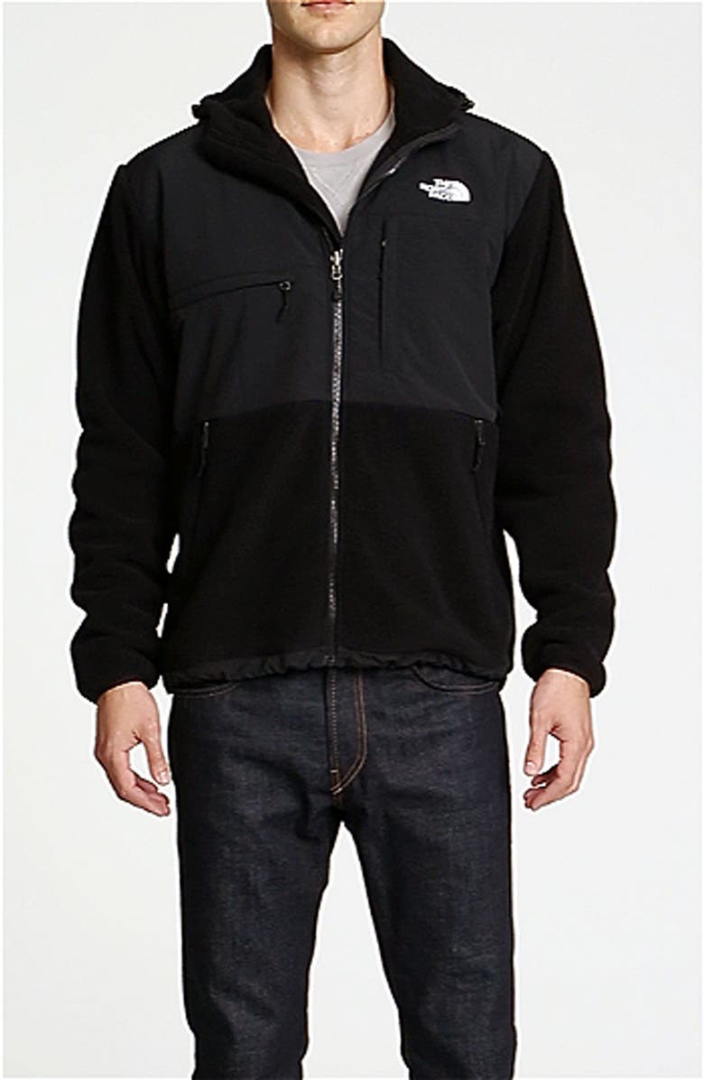 The North Face 'Denali' Hooded Recycled Fleece Jacket, Alternate, color, 