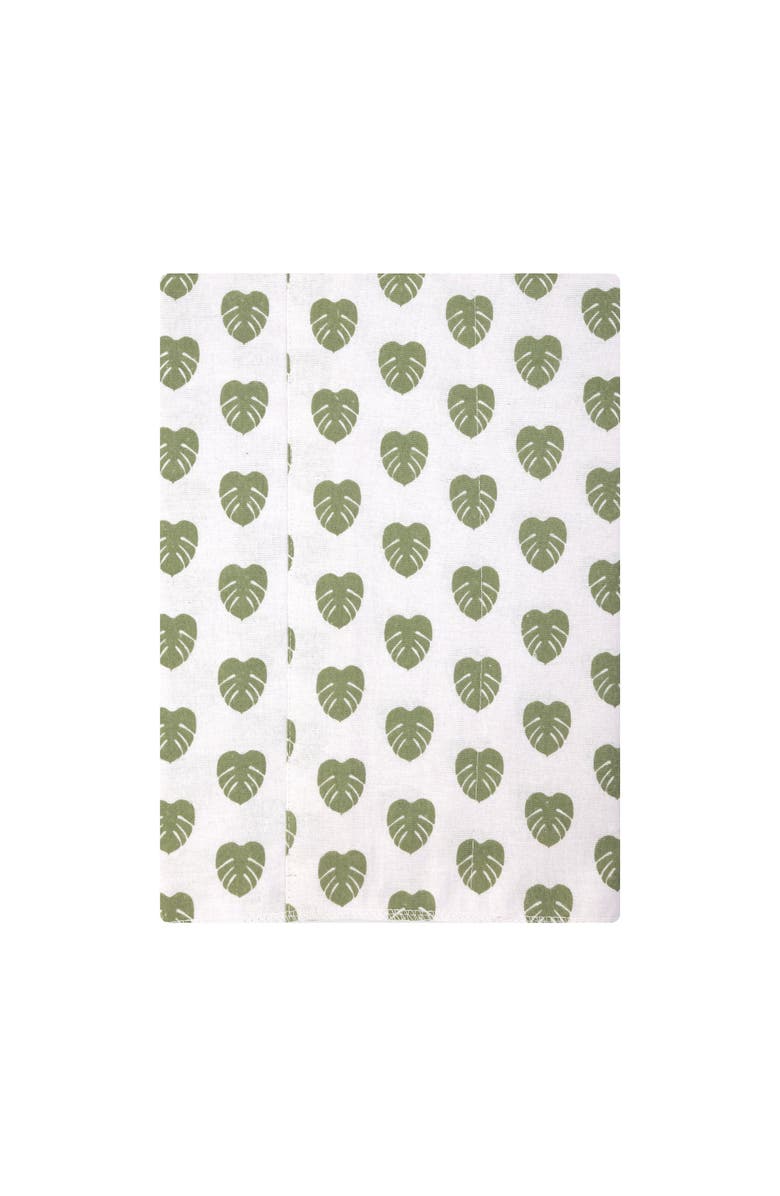 Hudson Baby 4Pk Cotton-Poly Flannel Burp Cloths, Alternate, color, Monkey