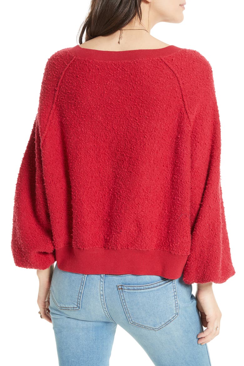 Found My Friend Sweatshirt, Alternate, color, RED