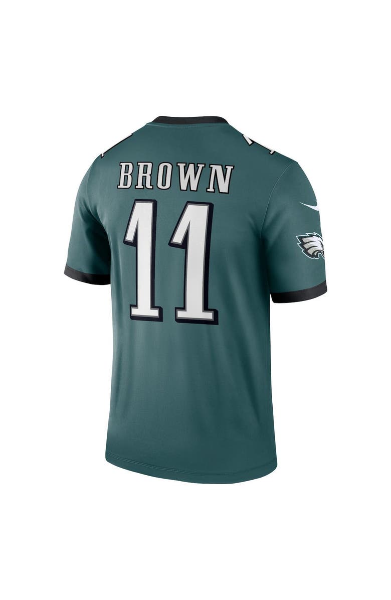 Nike Men's Nike A.J. Brown Midnight Green Philadelphia Eagles Legend Jersey, Alternate, color,