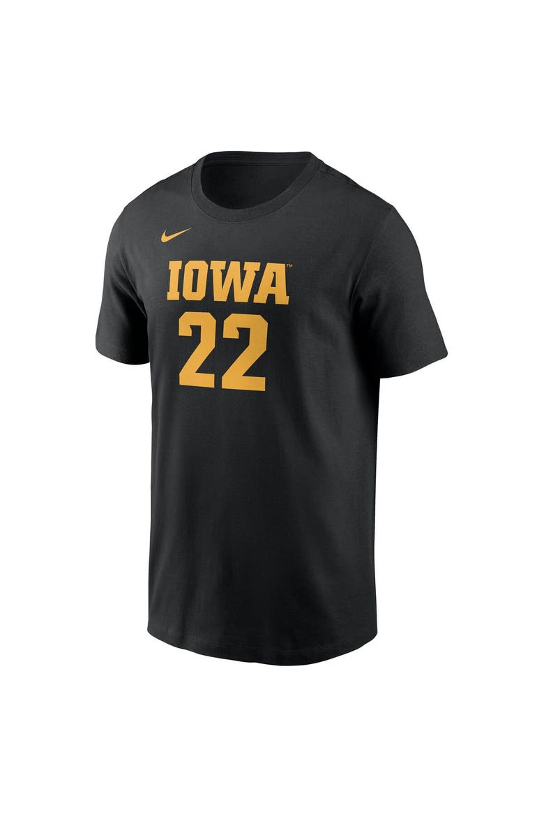 Unisex Nike Caitlin Clark Black Iowa Hawkeyes Retired Player Name & Number T-Shirt, Alternate, color, Black