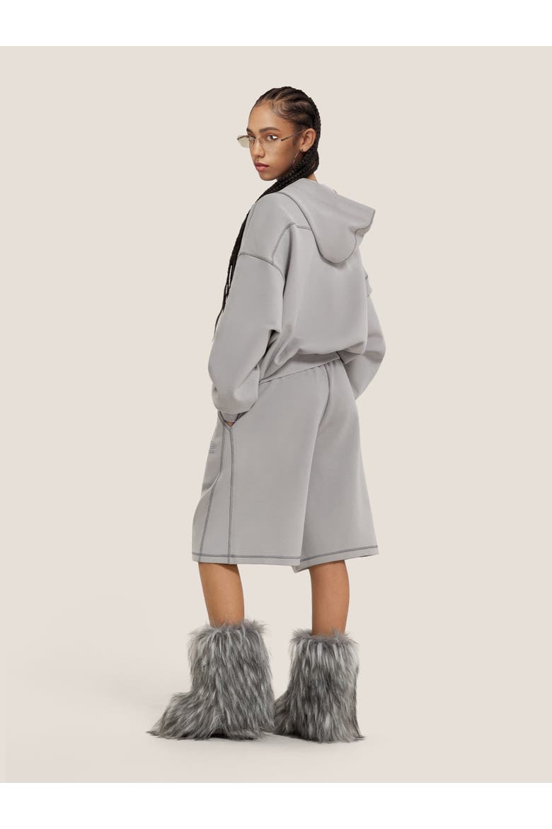 Cloud Boxy Sweat Set, Alternate, color, Grey