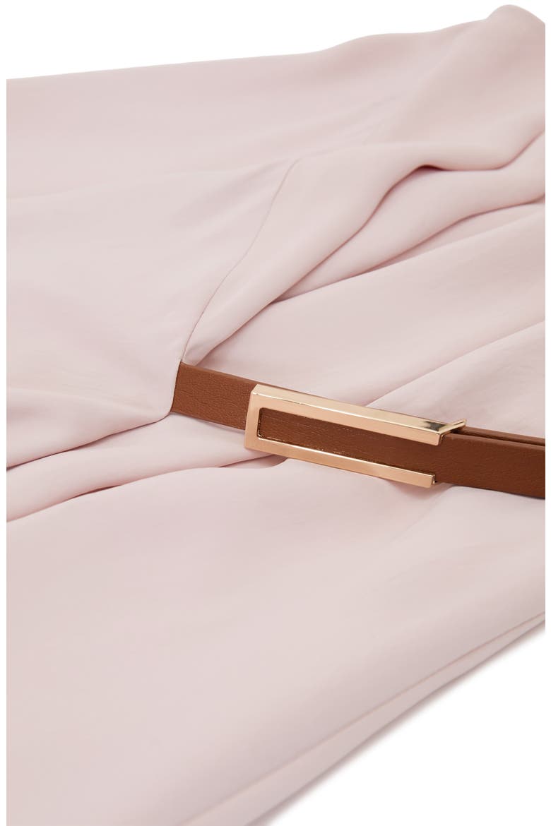 Evie Halter Neck Midi Dress, Alternate, color, PALE PINK