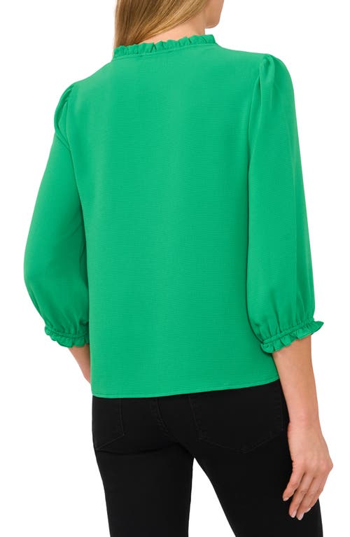 Cece Ruffle V-neck Blouse