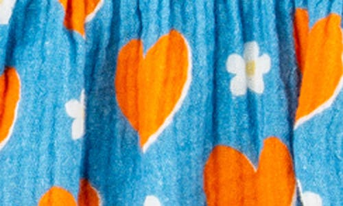 Miki Miette Isla Cotton Gauze Bubble Romper In Love Daisies