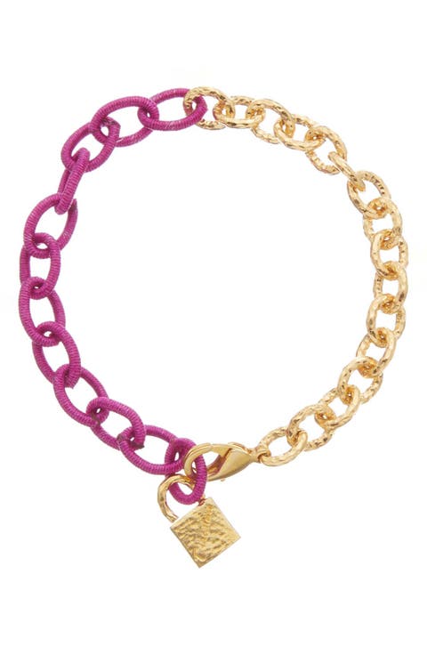 Two-Tone Chain Bracelet