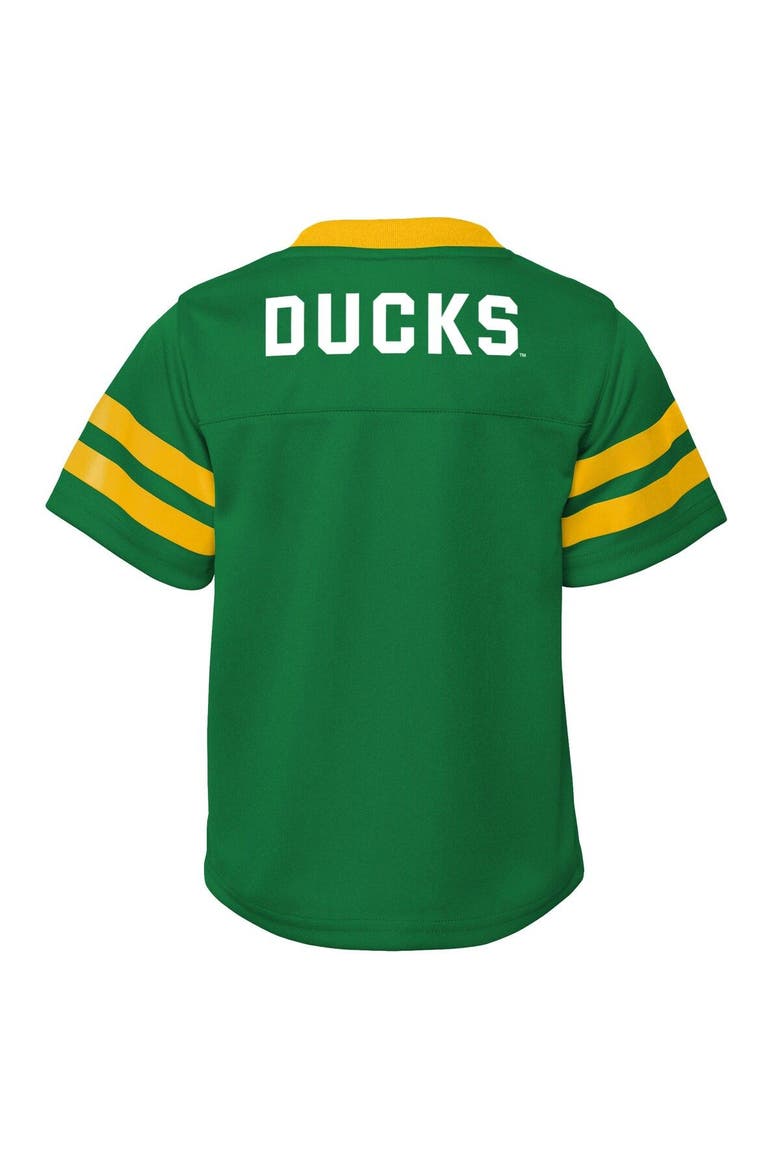 Preschool Green/Yellow Oregon Ducks Red Zone Jersey & Pants Set, Alternate, color, Green