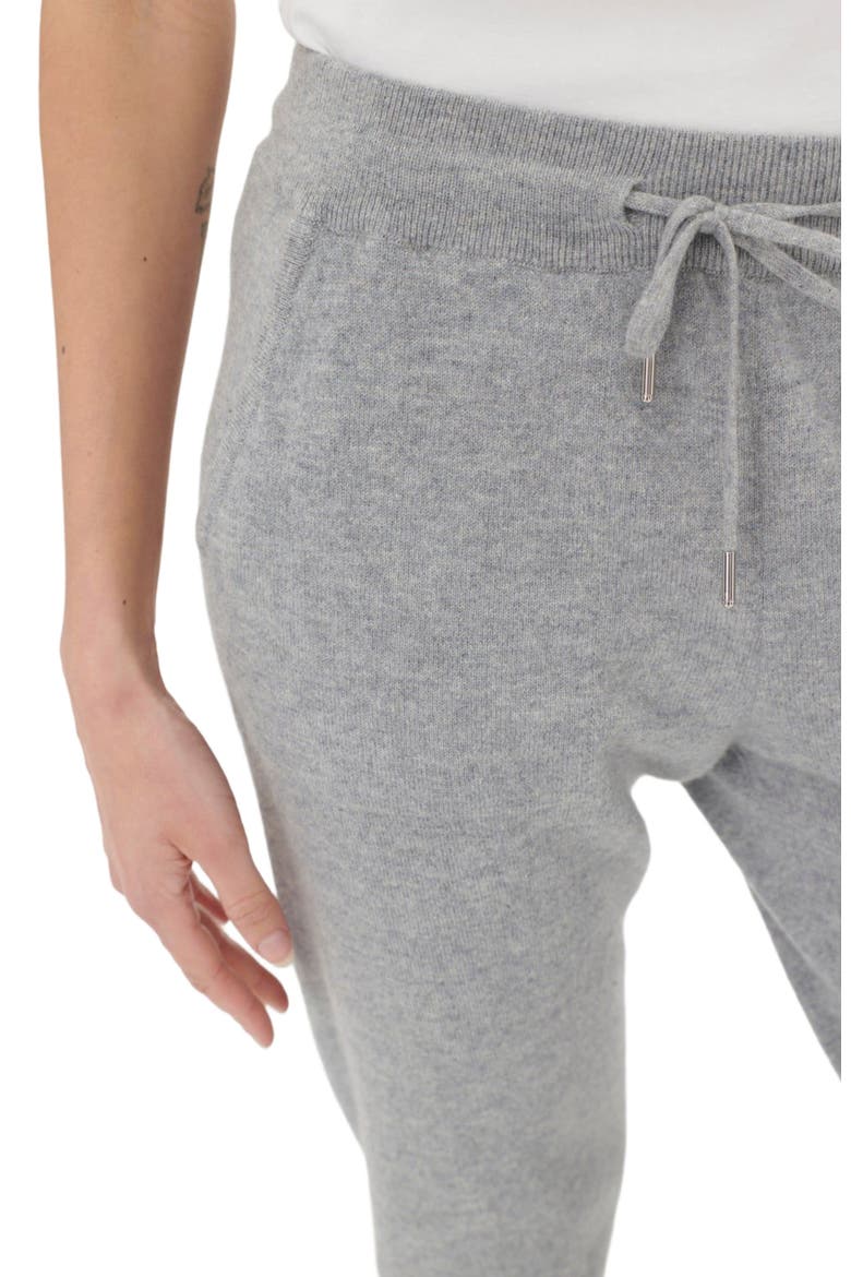 Cuffed Cashmere Jogger, Alternate, color, vapor blue