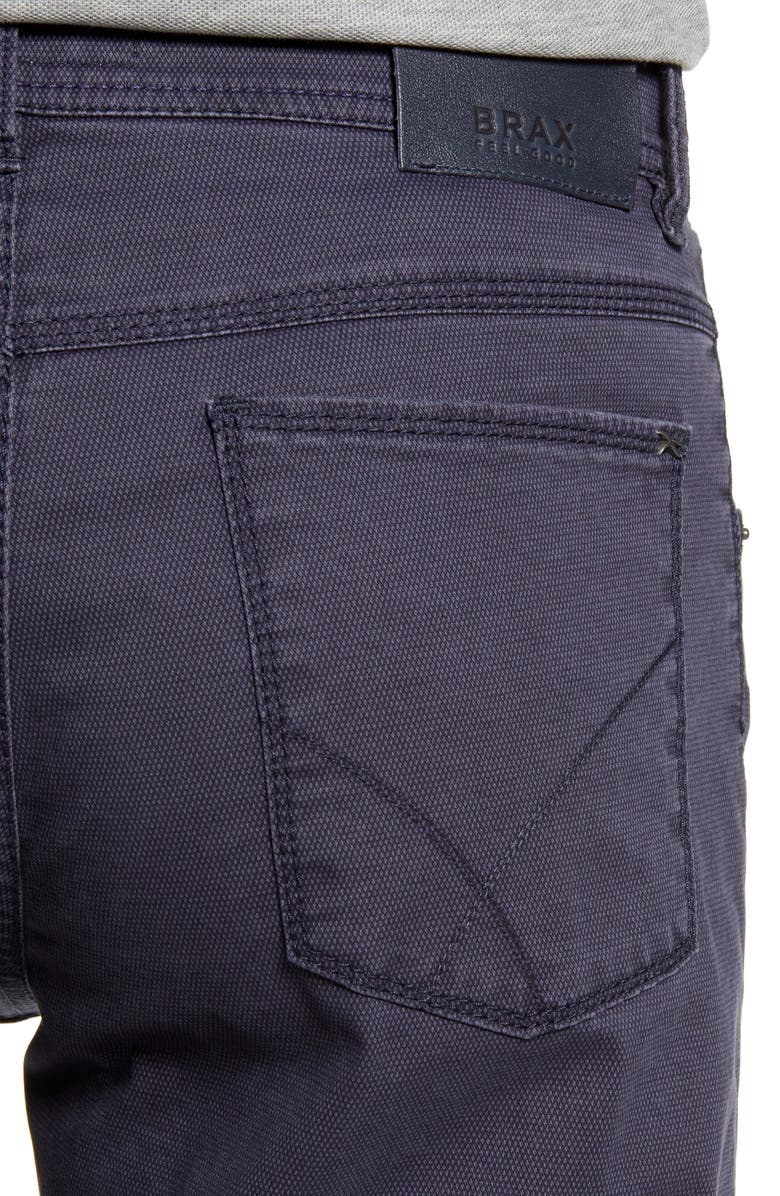 Brax Diamond Weave Stretch Dress Pants, Alternate, color, Dark Blue
