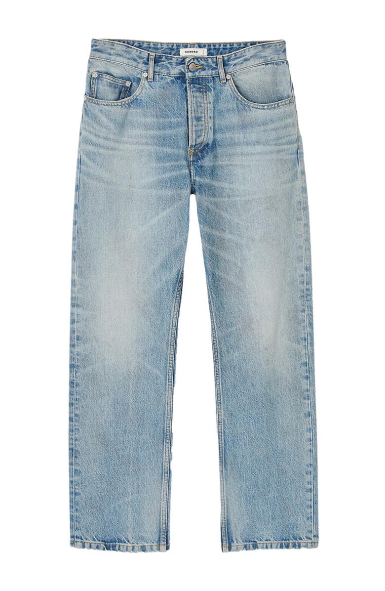 SANDRO Regular jeans, Alternate, color, Light Blue - Denim
