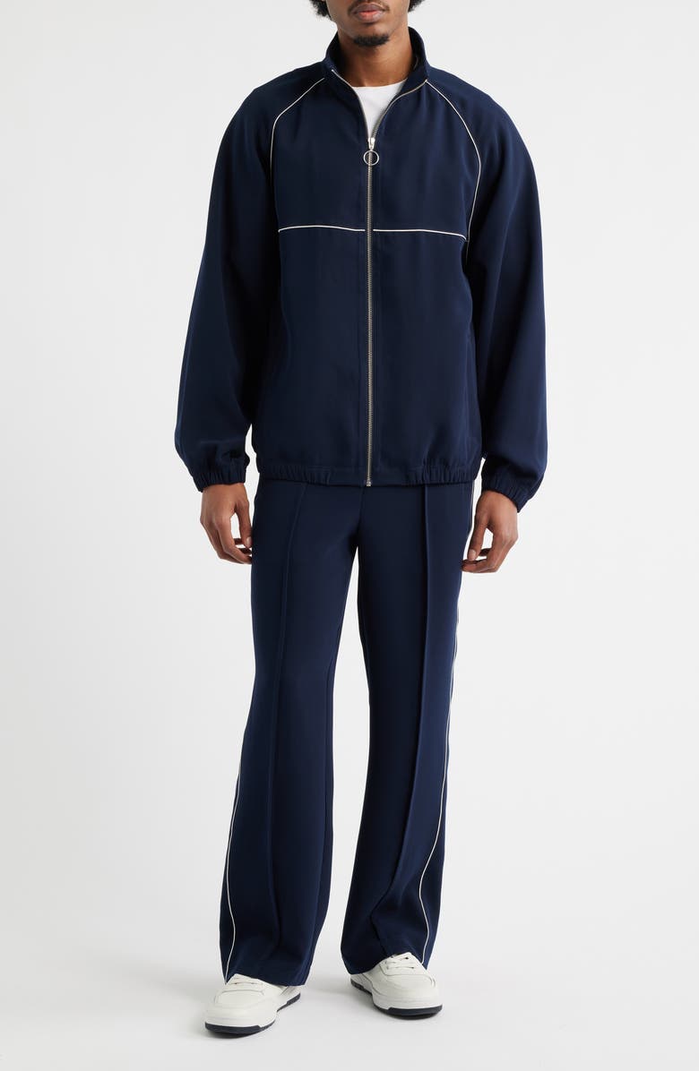 KROST Piped Track Jacket, Alternate, color, Dark Navy