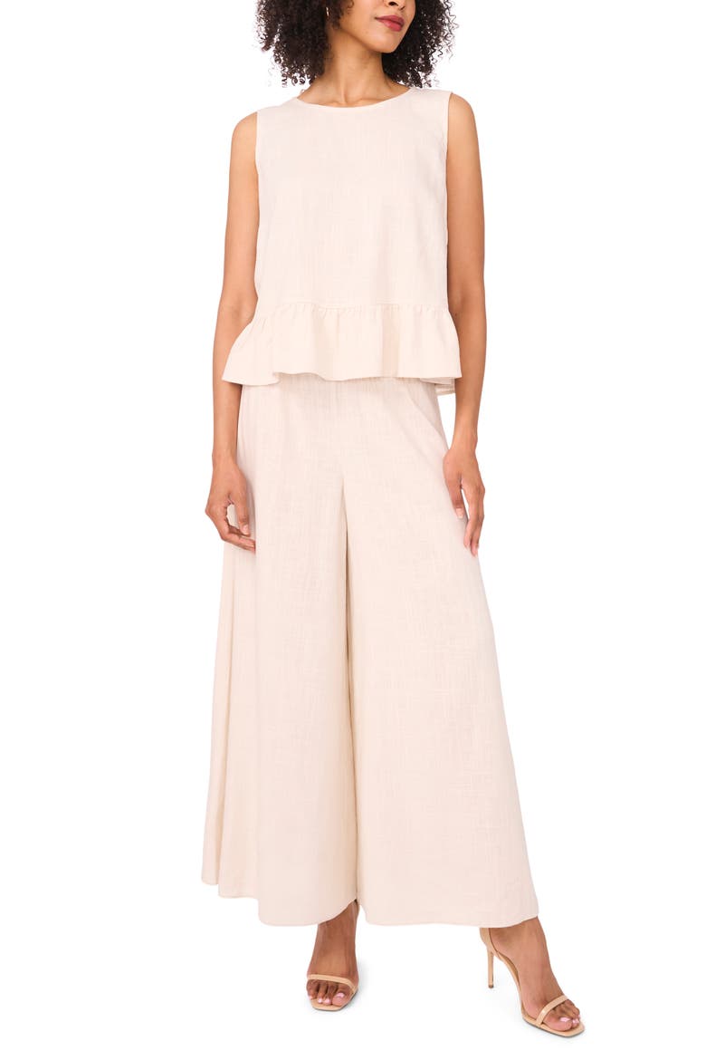 Smocked Waist Wide Leg Pants, Alternate, color, RAINY DAY