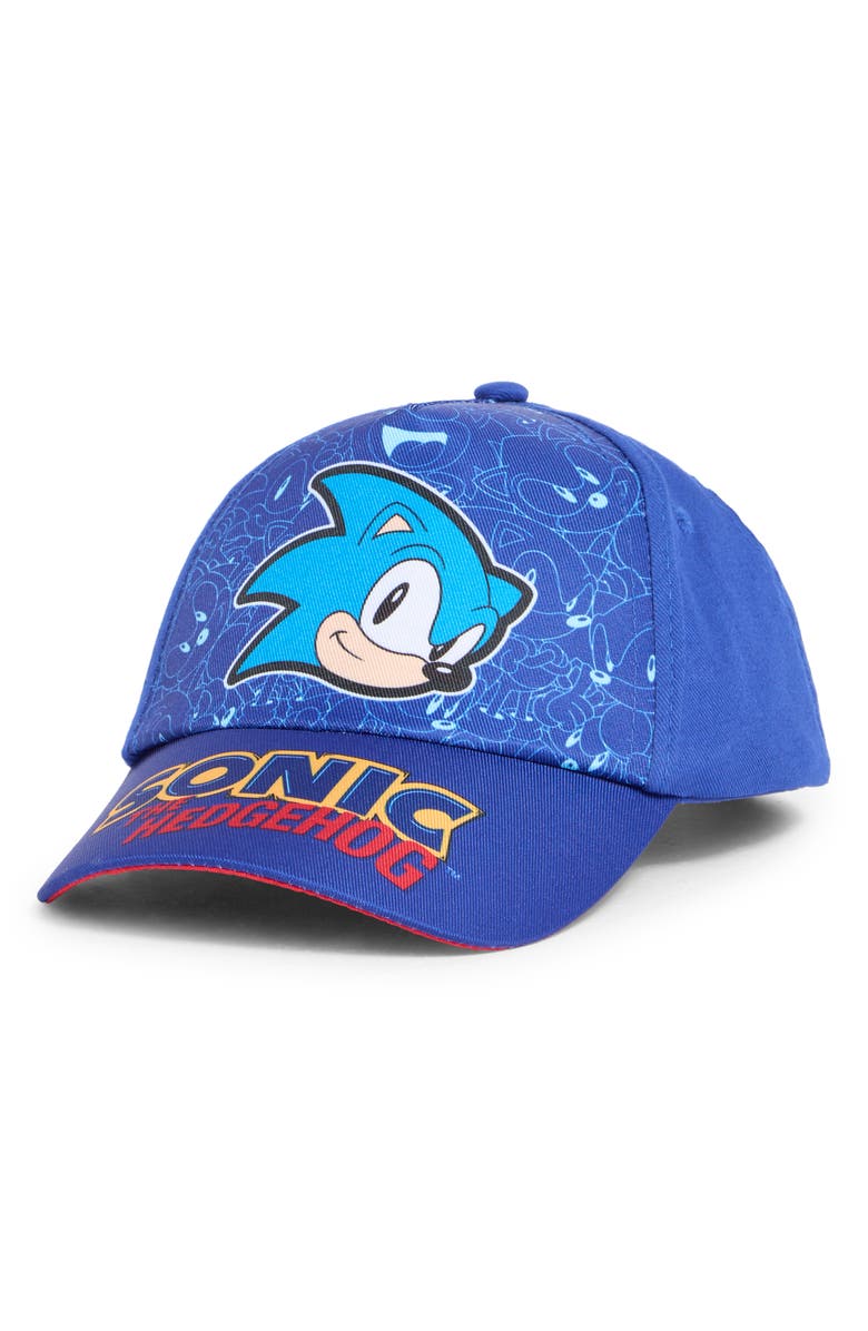 USPA ACCESSORIES Kids' Sonic The Hedgehog Baseball Cap, Main, color, Blue