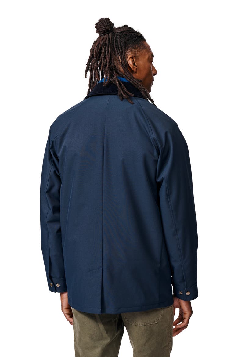 Derwent Long Sleeve Collared Barn Jacket, Alternate, color, Navy