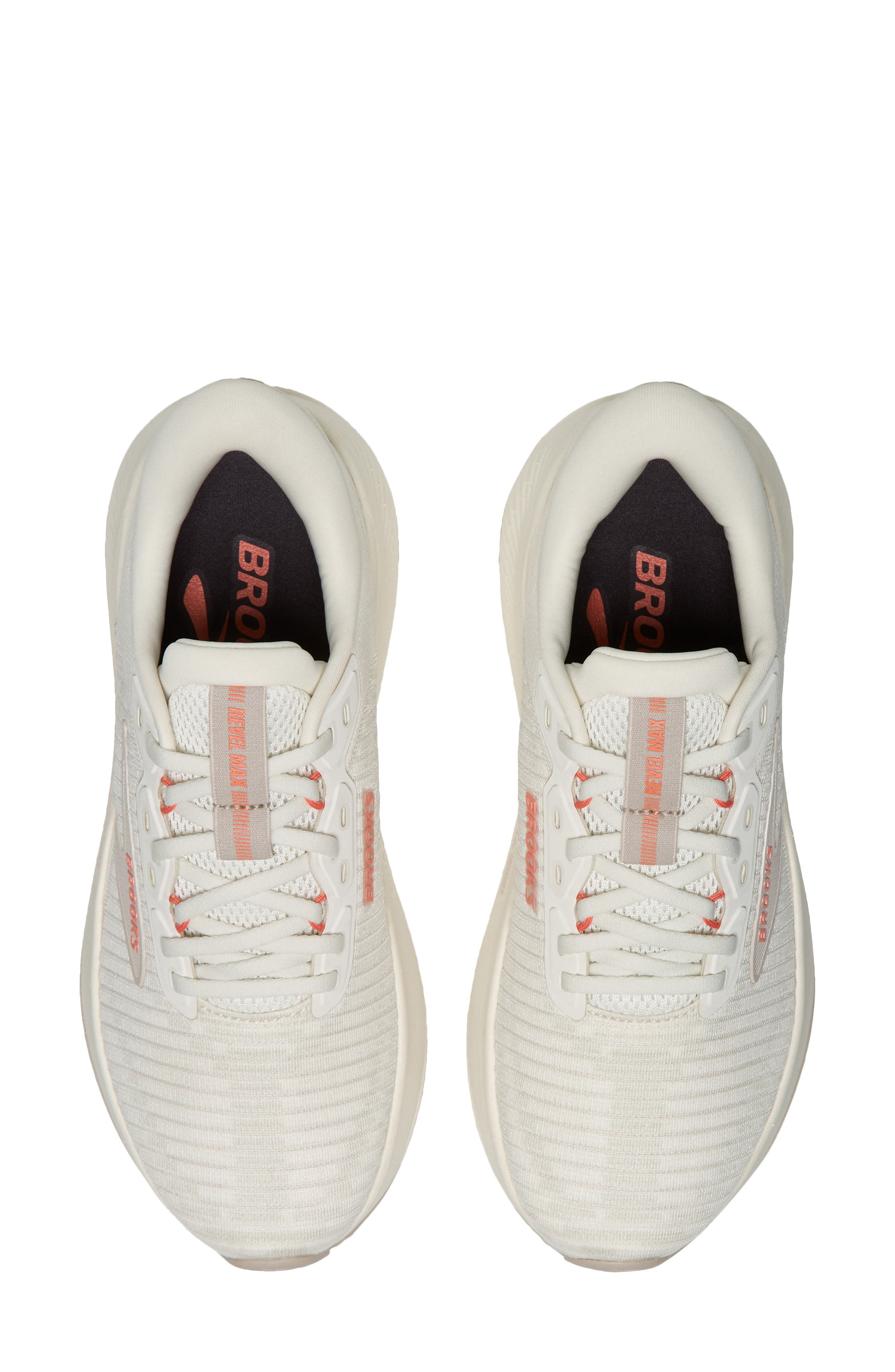 Brooks Revel Max Running Shoe, Alternate, color, Coconut/ Chateau/ Peach
