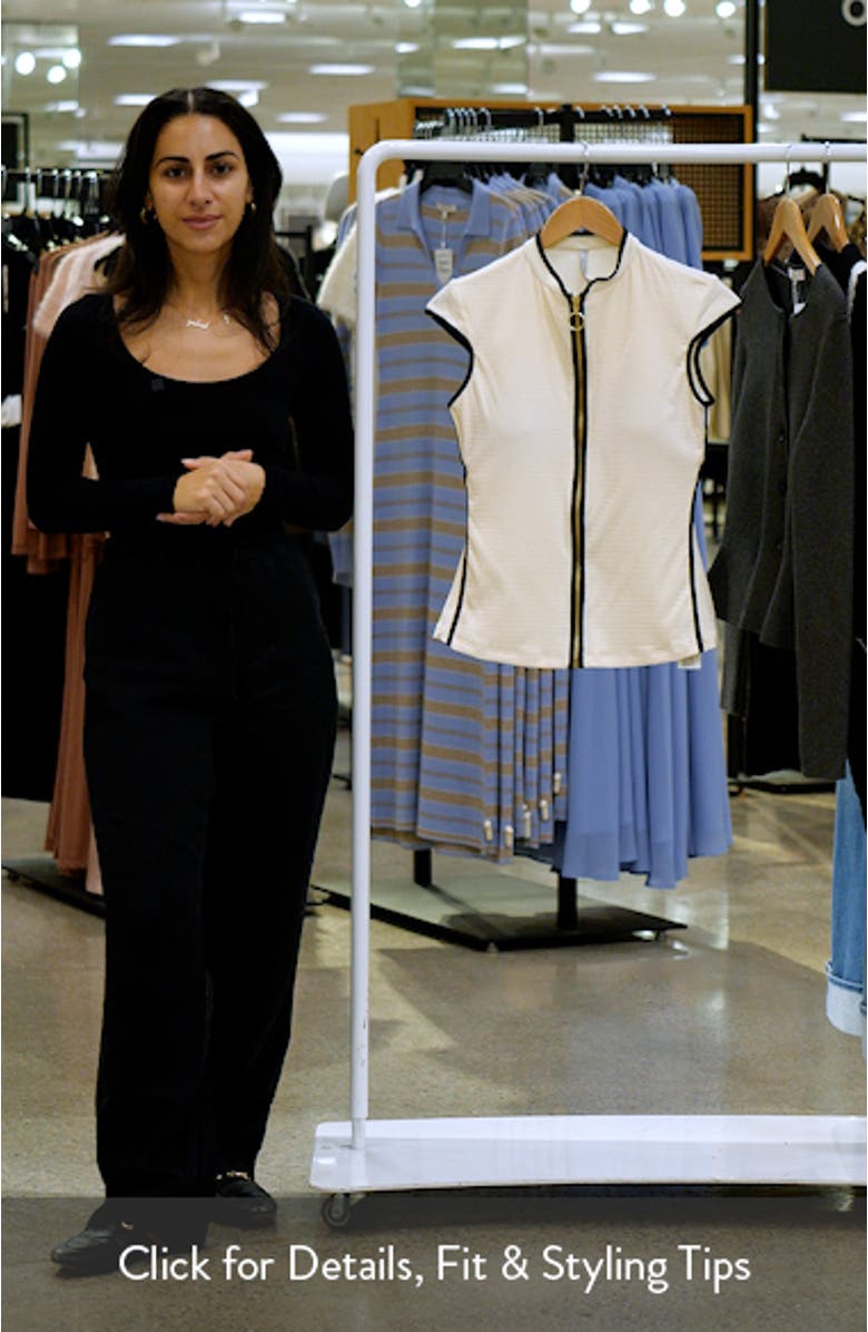 Cap Sleeve Zip-Up Rashguard, sales video thumbnail