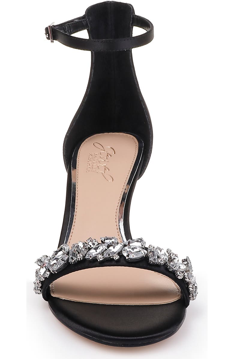 Jewel Badgley Mischka Dash Embellished Halo Strap Sandal, Alternate, color,