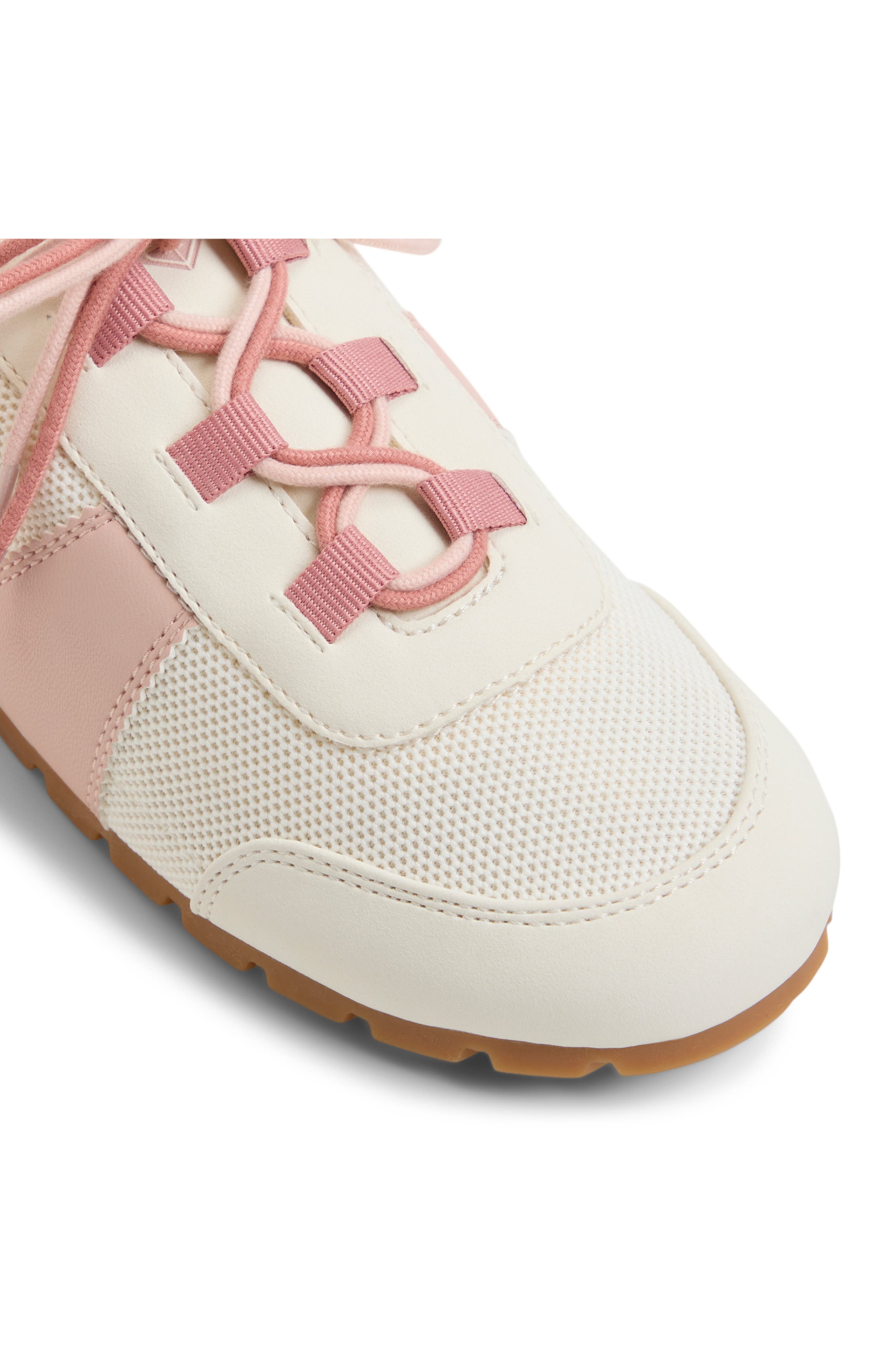 Kaia Lace-Up Sneaker, Alternate, color, PEACH