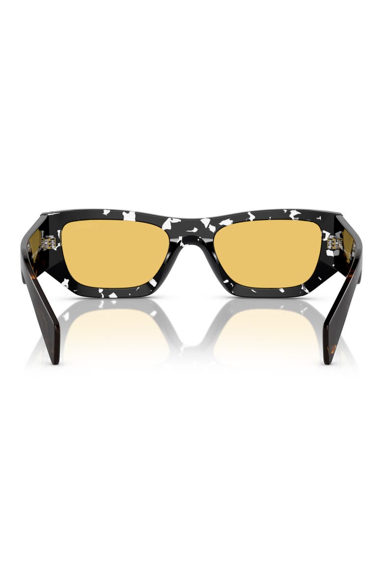 55mm Rectangular Sunglasses, Alternate, color, YELLOW