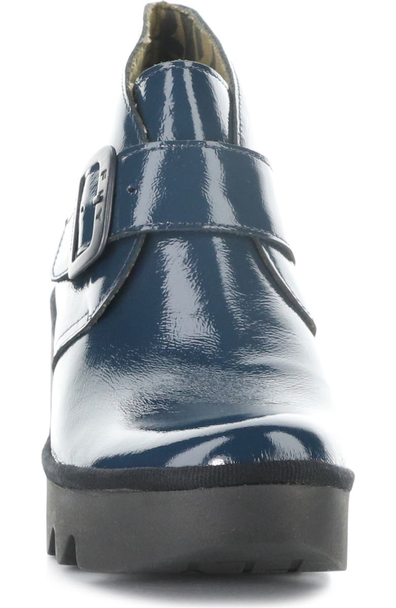 Fly London Birt Wedge Bootie, Alternate, color, 014 Navy