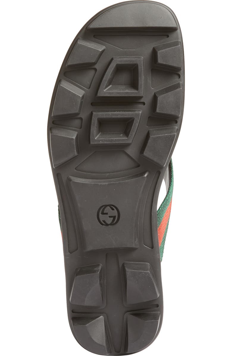 Gucci Flip Flop, Alternate, color, Nero Leather