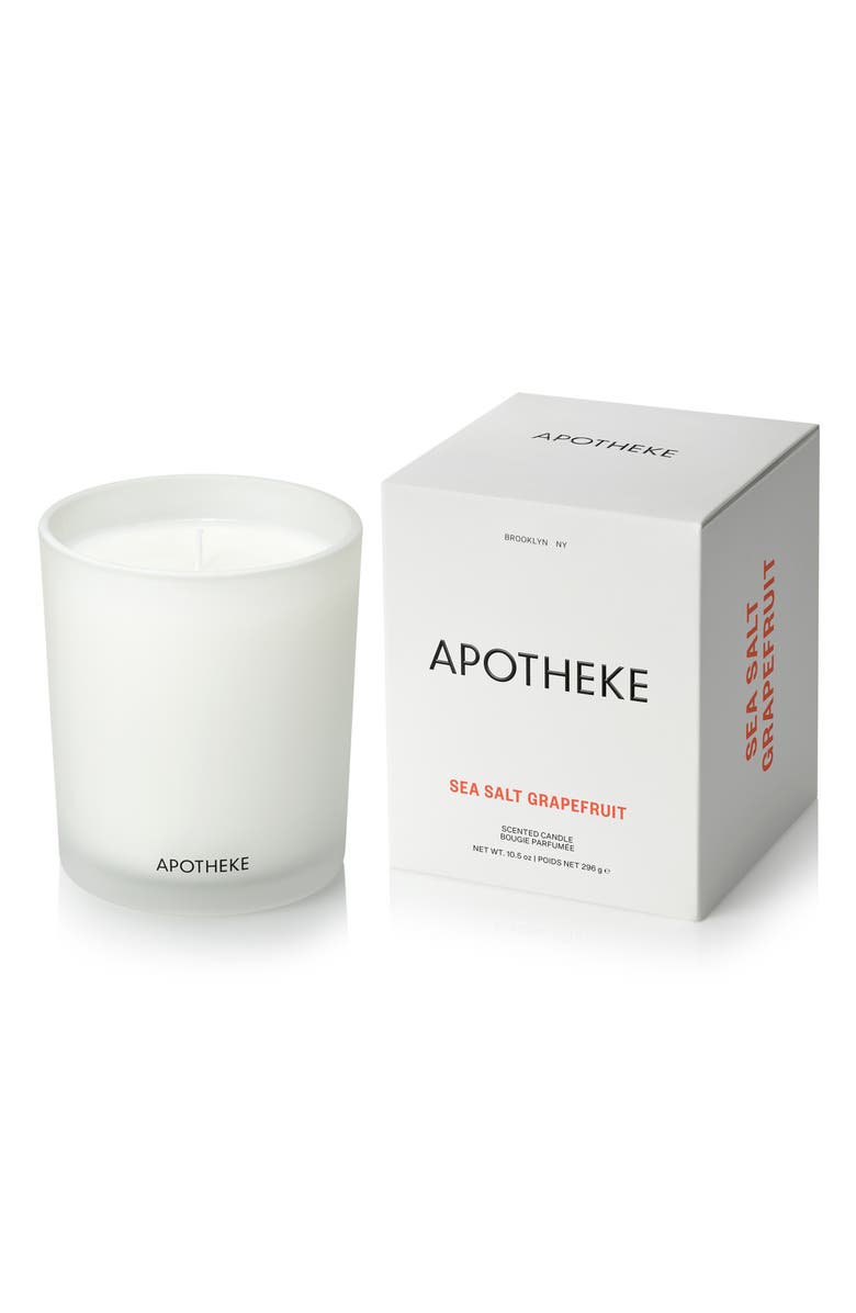 APOTHEKE Sea Salt Grapefruit Classic Scented Candle, Main, color, Sea Salt Grapefruit